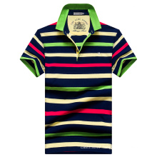 OEM Men Polo Shirts Stripe Polo Shirts Cotton Polo Shirts